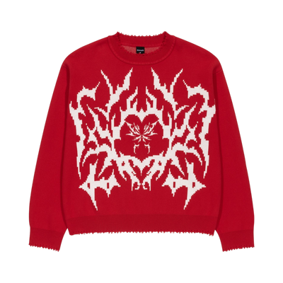 Red Crimson Web Knit