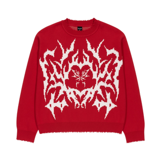 Red Crimson Web Knit