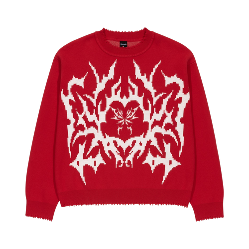 Red Crimson Web Knit