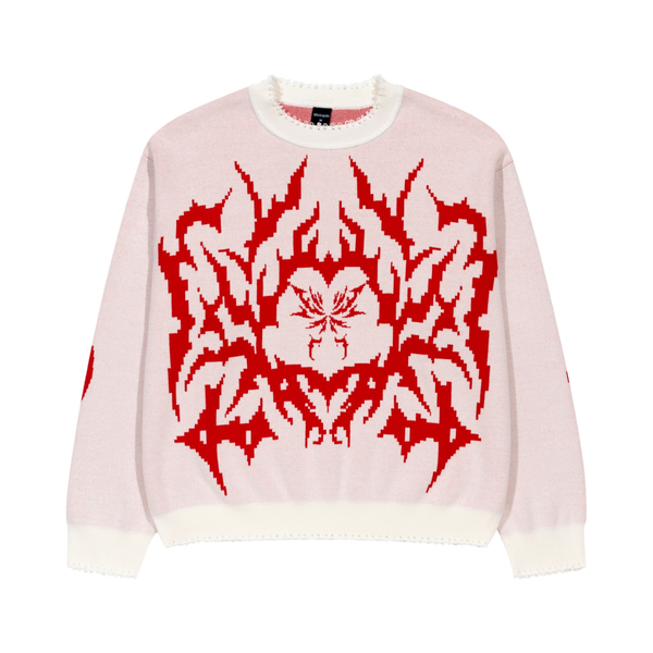 White Crimson Web Knit – Wholeopolis