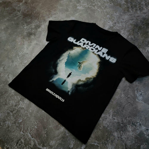 Divine Guardians Black Tee