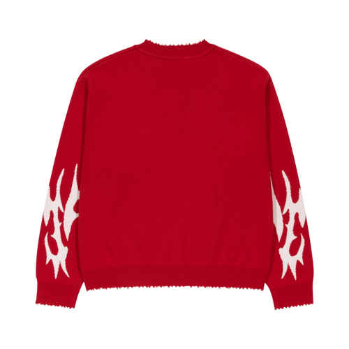 Red Crimson Web Knit