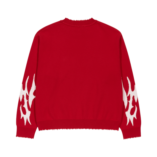 Red Crimson Web Knit