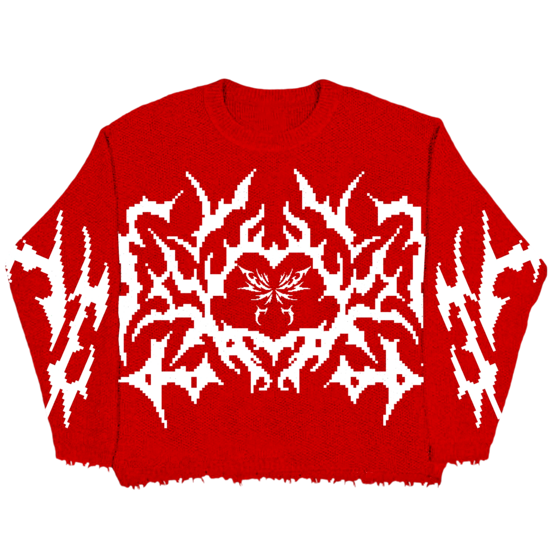 Red Crimson Web Knit